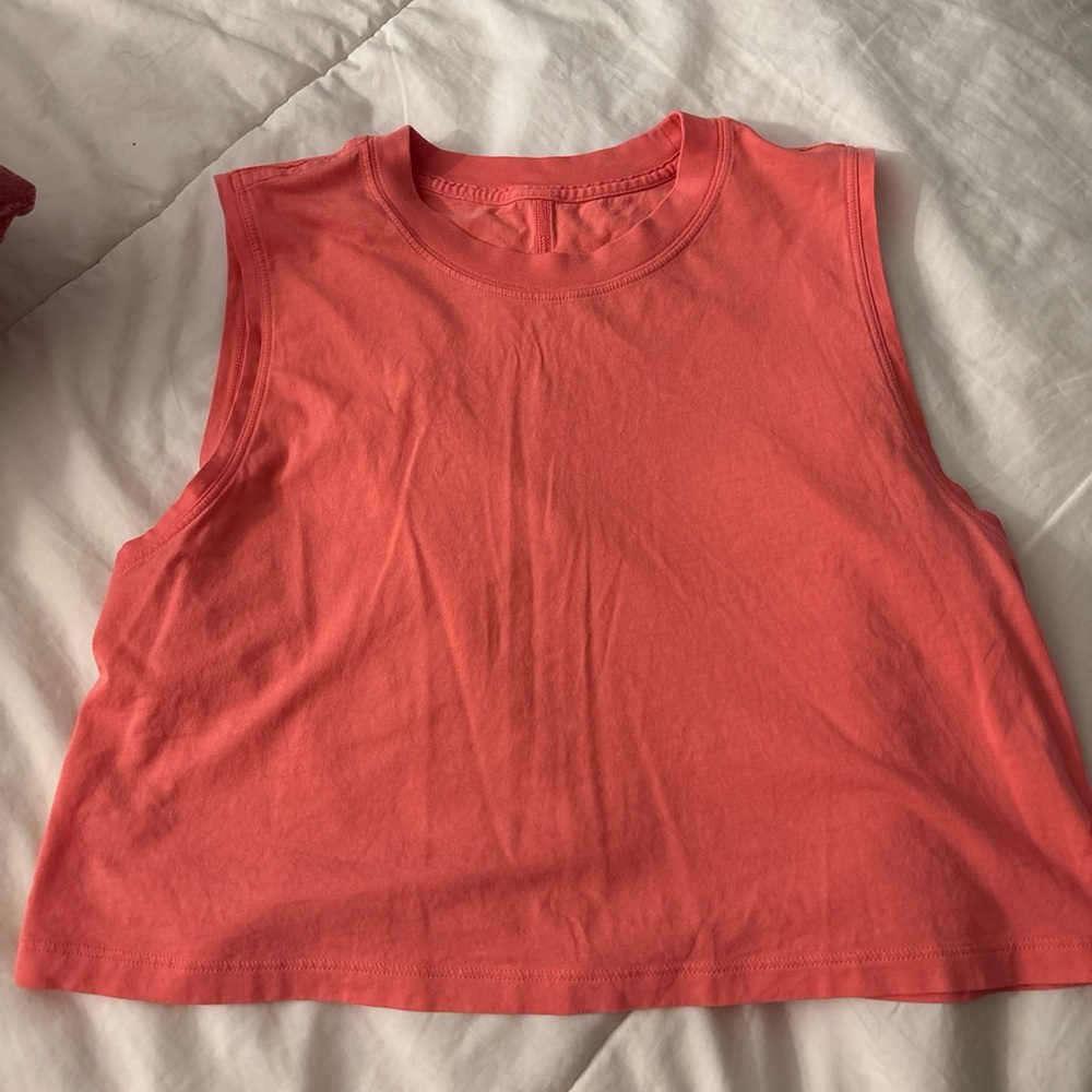 Coral Sleeveless Women's Top